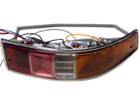 Blinkerheck & Glas aus Kunststoff für frühe SWB Porsche 911/912 1965-68 - 90163140300, 90163140400, 90163140301, 90163140401 - 15878S, 15878D, 1695300670, 1695300680
