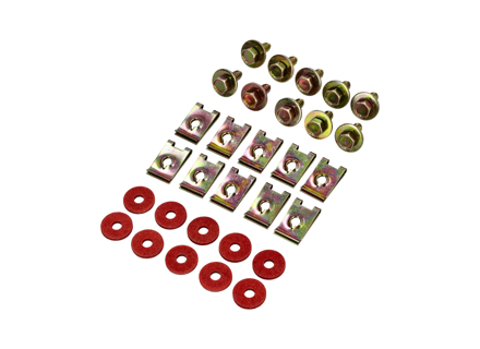 Front wing fender hardware kit. Porsche 911/912/930 - 91150300100 - JG.001.00, 1680350510