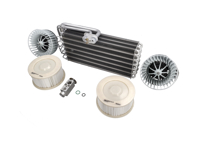 Air conditioning (Air Con) evaporator, blower motor and pollen filter set. Porsche 993 - 96457390100, 96457201501, 96457201601, 99357247900