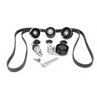 Drive belt tensioning roller & belts kit. Porsche Macan - 94610225230, 94810240375, 94810240323, 94810240321, 94810240300, 94810240322, 94810226175, 7PP145279, 95814527901, 94610211832, 94610211831, 94610211830, 0PB145257, 94610211730