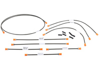 Brake line kit. Porsche 911 1963-67 LHD - 90135560101, 90135560301, 90135560401, 90135560800, 90135561103, 90135562200, 90135562700, 91435569100 - 1661500310