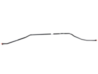 Tuyau d'huile, laiton peint, RETOUR. 1973 PORSCHE 911S 2.4 / CARRERA 2.7 - 91120704301, 91120704401 - 1613702400