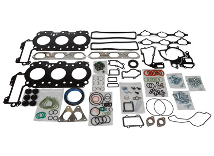 ENGINE GASKET SET Porsche 986 2.7L 2000-02 162KW / 220HP M96.22 - 99610124151, 99610124251, 99610733750, 99970755440, 99610722151, 99610634054, 99610632650, 99610634051, 99610416901, 99610416903, 99610417005, 99610417009