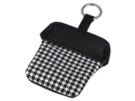 Pepita key pouch with stainless steel ring for all Porsche drivers - PCG90110010, 91190110010