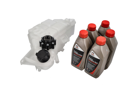 Engine coolant expansion tank kit. Porsche 996 2001 >> / 997.1 / 997.2 - 99610615703, 99610615704, 99610615700, 99610615701, 99610615702