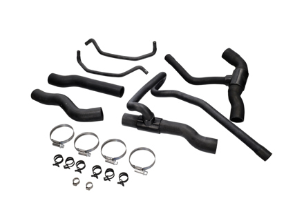 Kit tubo radiatore anteriore liquido di raffreddamento acqua. Porsche 996 C2/ C4 automatic/ tiptronic cars - 99610662255, 99610662654, 99951252201, 99951249900, 99951258505, 99610613753, 99610613853, 9961066558, 99610666656