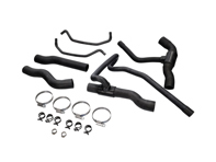 Water coolant front radiator pipe kit. Porsche 996 C2/ C4 automatic/ tiptronic cars - 99610662255, 99610662654, 99951252201, 99951249900, 99951258505, 99610613753, 99610613853, 9961066558, 99610666656