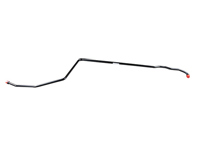 Tuyau d'huile, laiton, peint, retour. Porsche 911 S 71-72 - 91120702601, 91120702501 - HA DE 47049 / copper