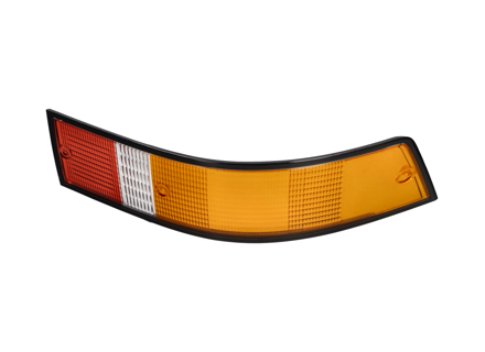 Indicator lens rear with black rim. Porsche 911 - 91163195000, 91163194901, 91163194900 - URO-004161, 14967/D, 14967/S, 1695350770, 1695350780