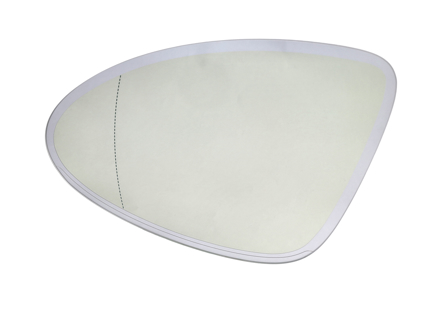 Buitenspiegelglas (asferisch), dimbaar, links voor linksgestuurde auto's. Porsche 958.2 Cayenne 2015-18 - 95873105504, 7P5858055D - ZJ-7148-L