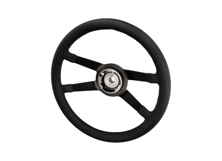 Volant cuir capitonné 380mm style Carrera RS. Porsche 911 1965 - 1973 - 91134708400