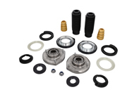 Front Shock Absorber Top Mount & Overhaul Kit. Porsche 981 Boxster 2012-16 With PASM - PAF00855000, 99134301502, 99134350103, 9P1412269, 9P1412149, 99134356101, 9P1412137A, 9P1411189, 99134330103