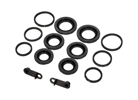 Front Brake Caliper Piston Dust Cap and Seal Kit for 6 Piston Brake Calipers. Porsche 996 / 997 / 987.1 - 99635191501, 99635191500, 95135291700 - 228010