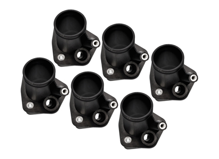 Intake manifolds Set of 6 . Porsche 993 C2 / 993 C4 / 993 Turbo - 99311071250 - 993 110 712 50
