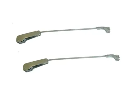 Brazo limpiaparabrisas tipo horquilla Pickle, par, volante a la izquierda. Porsche 356A Speedster - 64462830140, 64462830240 - 356WSN002