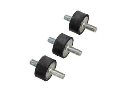 Rubberen buffer voor radiatoroliekoeler, SET VAN 3. Porsche 911 1984-89 - 93020723900, 93020723901, 93020723902 - 930 207 239 02