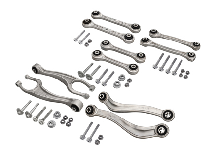 Rear wishbones and control arms SET OF 10 & bolts Rear Porsche 991 / 992 Carrera / 992 Turbo - 9P1505237B, 99133106104, 9P1501529A, 9P1505397A, 9P1505311, 9P1505223B, 9P1505224B
