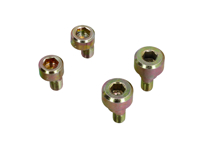 Rear trailing arm to spring plate eccentric bolts SET OF 4. Porsche 911 1974-89 - 90133313306, 90133313304, 90133313305