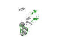 Kit completo di puleggia e cinghia - Tenditore, staffe, pulegge, cinghia di trasmissione e bulloni di montaggio - per Porsche 991-2 Carrera 2017-2019 - 9A210221100, 0PB903308, 94810283900, 94810226100, 0PB903317, 99907324602, PAF008362, 99907341101, 9A700803500, 99907341201, PAF008361, 9A110221800, 0PB903137A, 9A110203001, 0PB145172, 9A110221200, 9A210201600, 0PB145201, 99907357901, PAF008343, 90038504801, PAF008128, 90038509101, PAF008152, 03G145291