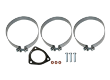 Kit di montaggio con 3 cinghie per scarico posteriore. Porsche 911 1975-83 - 90111115704 - 92.201KIT, 1621700210