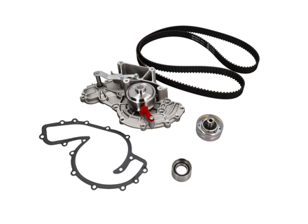 Water pump belt & pully kit. Porsche 928 S4  / 928 GTS - 92810515750, 92810601520, 92810551212, 92810557104