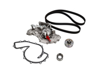 Wasserpumpenriemen und Riemenscheibensatz. Porsche 928 S4 / 928 GTS - 92810515750, 92810601520, 92810551212, 92810557104