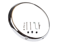 Cornice esterna del faro, cromata. Porsche 911 1965-86 - 91163193300, 90163110201, 91163112900 - HDL-901-RIM, 1695151700