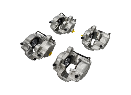 Set pinze freno anteriore e posteriore. Porsche 356C / 911 / 912 - 90135196611, 90135196511, 90135296611, 90135296511