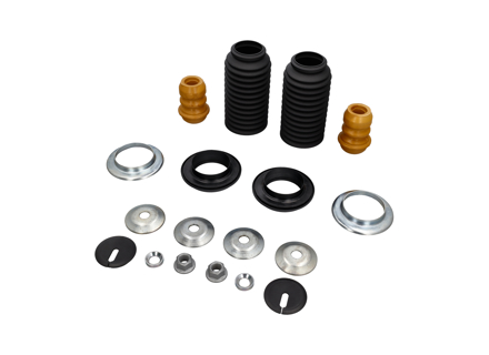 Front Shock Absorber Top Mount & Overhaul Kit. Porsche 997 MKI C2 / C2S 2005-08 Without PASM - 99970345740, PAF103353, 99734310701, 99734301801, 99634351505, 99634351701, 99634351100, 99634351101, 99634351300, 99634330102, 99634350500