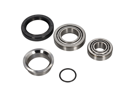 Kit de cojinetes y espaciadores para un buje de rueda delantero. Porsche 911 / 912E / 914-6 - 99970108450, 90134162300, 477405641, 9990599800, 99905906500