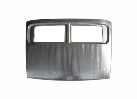 Tapa trasera con pilar central, de acero. Porsche 911 F 1965-68 SWB - 90151201023 - 901.512.010.23, 512 010 23