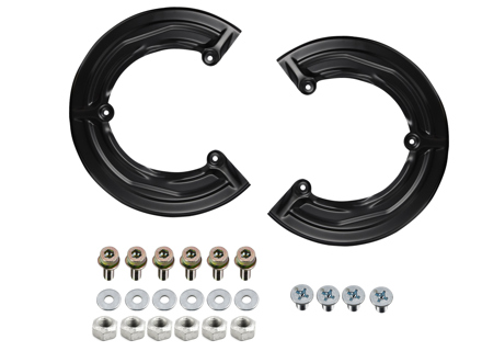 Abdeckplatten-Satz für die hinteren Bremsscheiben. Porsche 964 C2/C4 (1989–1993) - 96435280101, 90011910103, 90015100603, 90091001001, 90026904701