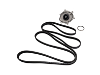 Kit bomba de agua, correa y termostato. Porsche 991.1 Carrera 2S / Carrera 4S - 0PB121035A, 9A110221800, 0PB903137A, 9A110222602, 9A110622603, 9A712111000, 9A110655900, 0PB121688