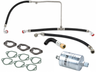 Engine Fuel Line, Intake Gasket, Intermediate Flange & Fuel Filter Kit for Porsche 911 3.2 Carrera 1984–1989 - 93011041104, 93011059507, 93011050902, 92811025306, 92811025307, 93011041103, 93011059505, 93011059506, 93011019714, 93011050901