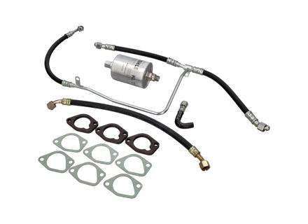 Kraftstoffleitung, Ansaugkrümmerdichtung, Zwischenflansch und Kraftstofffilter-Kit für Porsche 911 3.2 Carrera 1984–1989 - 93011041104, 93011059507, 93011050902, 92811025306, 92811025307, 93011041103, 93011059505, 93011059506, 93011019714, 93011050901