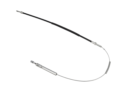 Handbrake Cable. Porsche 930 1975-89 - 93042405102, 93042405103, 93042405104 - 9400102