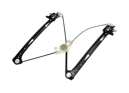 Fensterheberseilzug ohne Motor, vorne. Porsche 95B Macan - 95B837461B, 95B837462B, 95B837461A, 95B837462A, 95B837461, 95B837462 - GPWR-837461, GPWR-837462