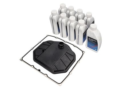 Getriebeölfilter, Ölwannendichtung und Getriebeöl (9 Liter). Porsche 971 Panamera PDK - 9A731718900