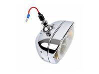 Fog Lamp with Clear Glass & Yellow Reflector. Porsche 356A / 356B / 356C / 911 - PCG63120110, 64463120103 - 1695200902