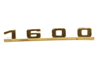 Achterembleem '1600', Goud. Porsche 356 - 64455931100