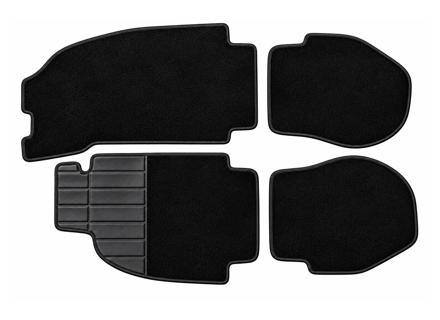 Floor Mat Set with Drivers Side Heel Protection Pad LHD. Porsche 964 / 993 - 00004315210, 000043152105FV - 9019002