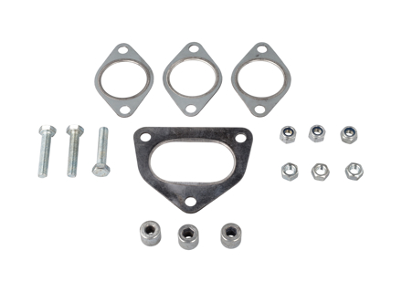 Kit di montaggio per scambiatore di calore. Porsche 911 (930)Turbo - 93011119101, 93011119109, 91111319001, 93011119201, 93011119204, 93011119206 - 1621701610, 91.103KIT