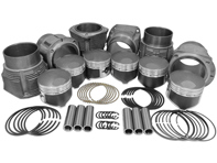 Kolben- und Zylinderkit 86mm, Hi comp. Porsche 911 2.2/2.4L - 00891186S, 008 911 86S