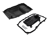 Carterpan, oliefilter en carterpakkingenset voor de transmissie. Porsche 958 Cayenne / 970 Panamera - 95832137100, 95832543500, 95832136100