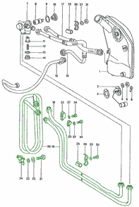 Kit de refroidisseur d'huile de radiateur. Porsche 911 74-79 - 93020704602, 93020704503, 91120705001, 90007508502, 90002500703, 90002701503, 91120705100, 91120730200, 91120730300, 90015100703, 90018703202, 99951108402, 99951108002, 90037803001, N0120064