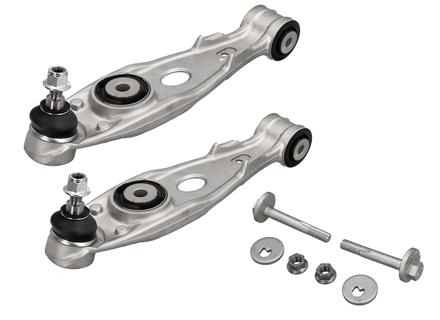 Hintere Querlenker (schlanke Ausführung) „Sargarm“ – mit unterem Kugelgelenk. Porsche 987 / 981 / 718 (982) Cayman & Boxster / 997 Carrera/Turbo/GT2/GT3 - 99733105301, 99733105302, 99733105303, 98133105301, 98133105300
