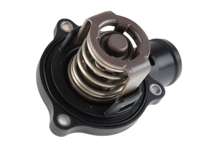 Water Pump Thermostat Housing With Insert And Gasket, 95°C. Porsche 958 Cayenne Diesel - 95810603210 - 113840