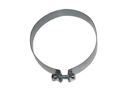 Sangle de maintien d'échappement en acier (598mm) GAUCHE 911 1984-89 - 93011115900 - 1621401171, URO-011266