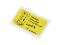 Sticker Firing Order. Porsche 944 / 968 - 94460254400 - PAKZ7