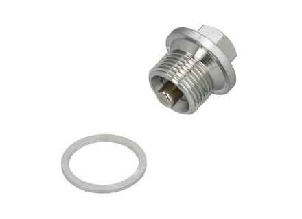 Magnetic oil drain plug, M20 X1.5. Porsche 911 / 964 / 993 / 996 turbo / 996 GT3 / 924S / 944 / 968 / 928 - 94410719701, 94410719711, 94410719702 - M20 X1.5